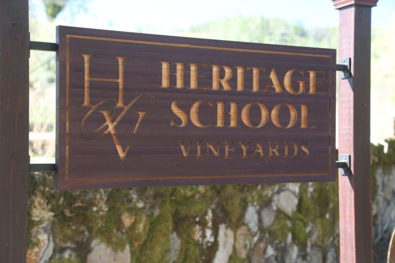 Heritage School Vineyards The Napa Wine Project